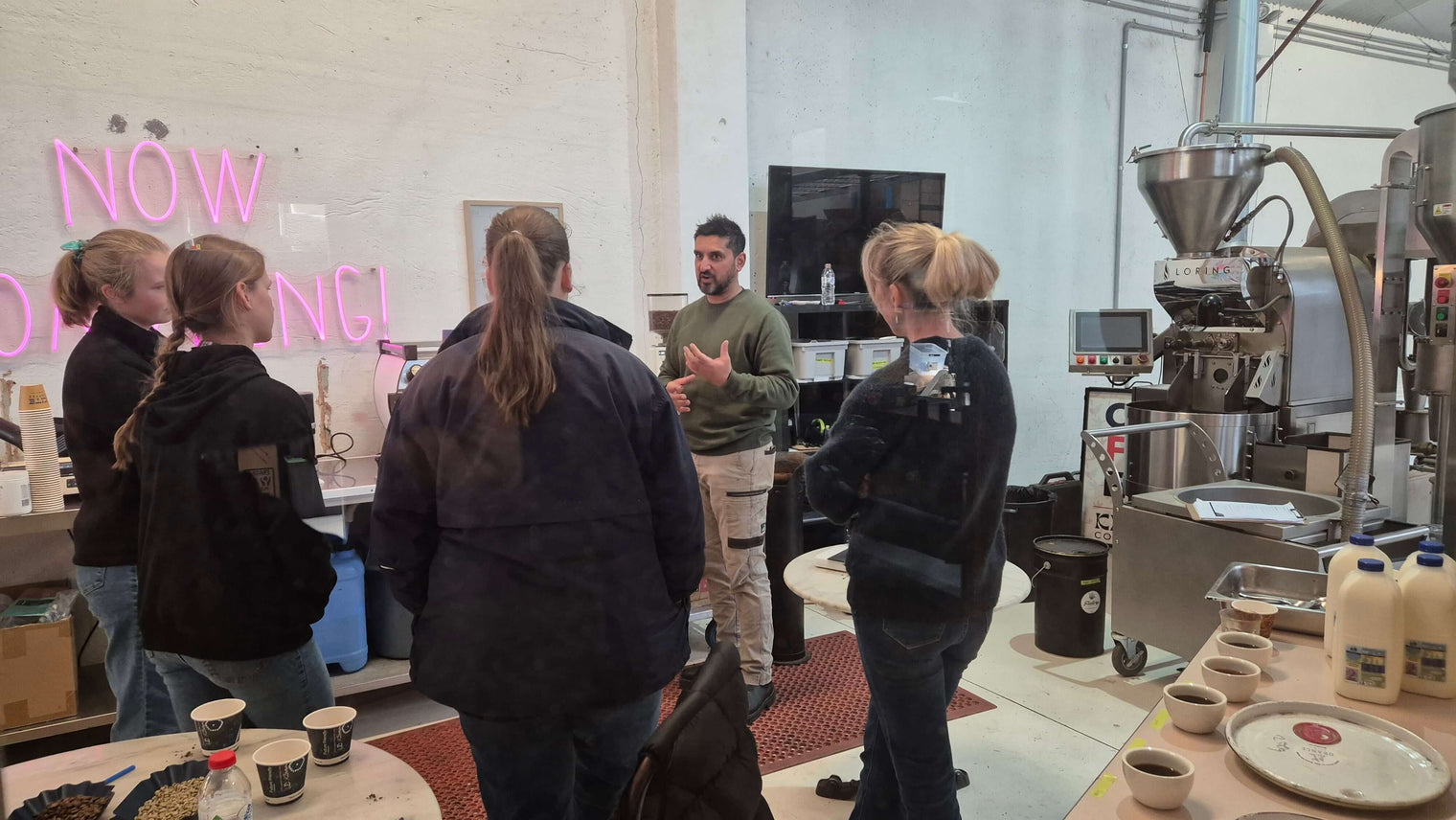barista course studnets