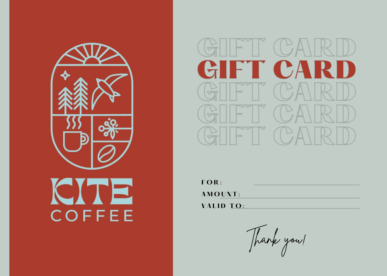 Kite Coffee gift card
